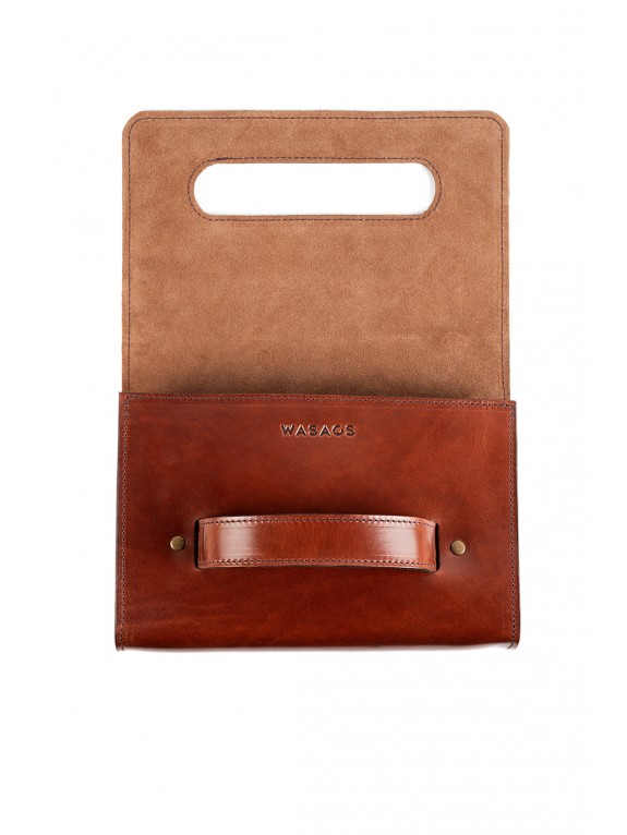 Bolso Manon Tabaco - Piel artesana | WASACS