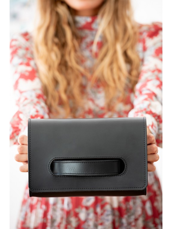 Bolso Manon Negro - Piel artesana | WASACS