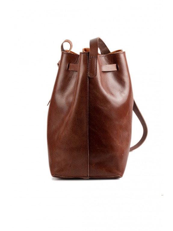 Bolso Aude Tabaco - Piel artesana | WASACS