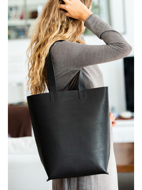 Bolso Maxine Negro - Piel artesana | WASACS