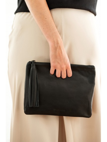 Bolso Belda Negro - Piel artesana | WASACS 2