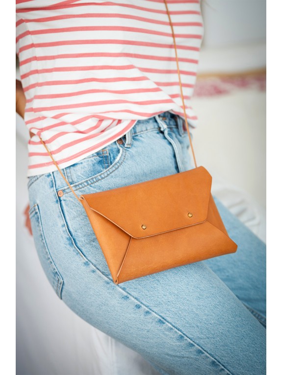 Bolso Cosette Miel - Piel artesana | WASACS