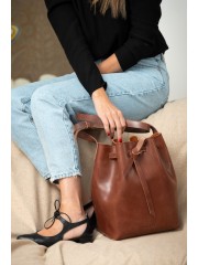 Bolso Aude Tabaco - Piel artesana | WASACS