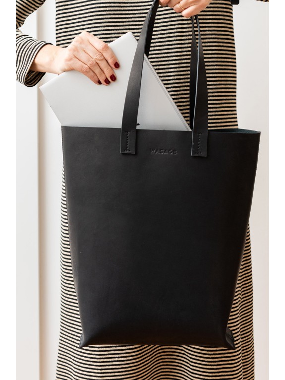 Bolso Maxine Negro - Piel artesana | WASACS