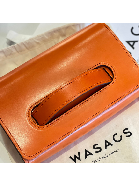 Bolso Manon Naranja - Piel Artesana | Wasacs