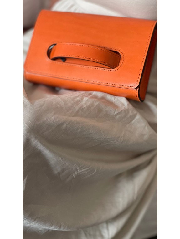Bolso Manon Naranja - Piel Artesana | Wasacs
