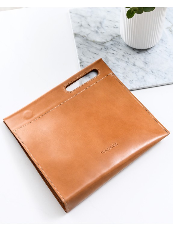 Bolso Carre Miel - Piel artesana | WASACS