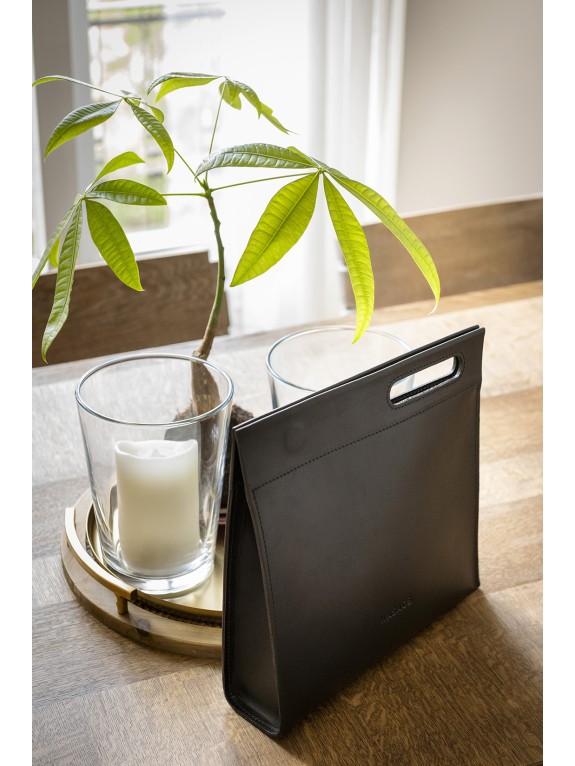 Bolso Carre Negro - Piel artesana | WASACS