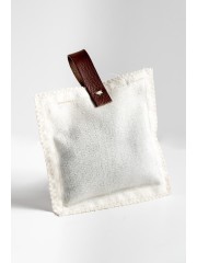 Lavender sachets with leather strip