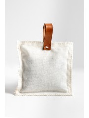Lavender sachets with leather strip
