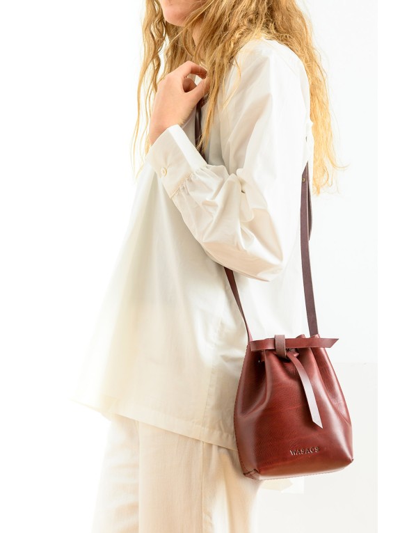 Bolso Mini Aude color Tabaco - Wasacs