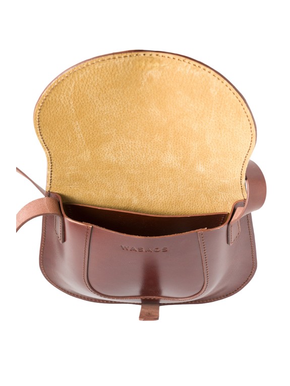 Bolso Eidra Tabaco - Piel artesana | WASACS