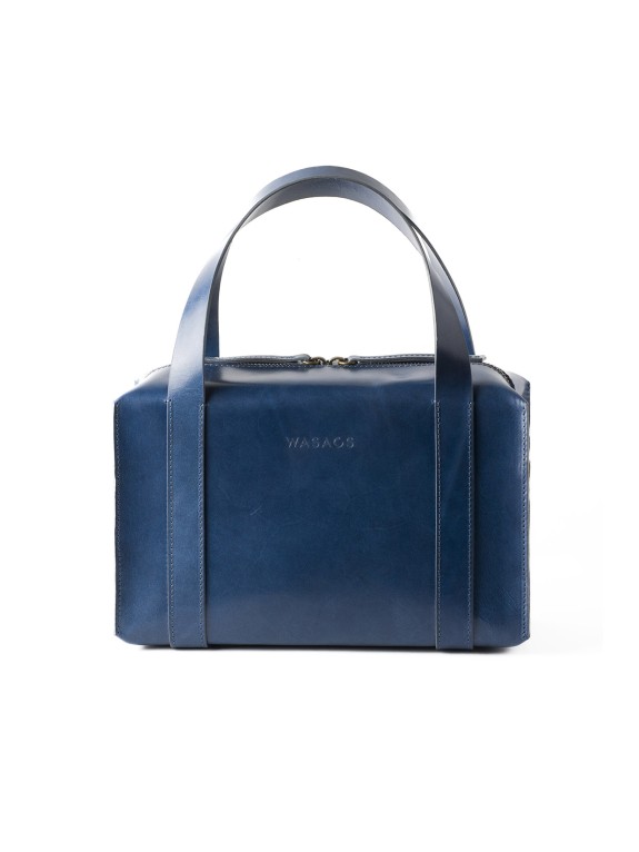 Bolso aurelie azul - Piel artesana | WASACS