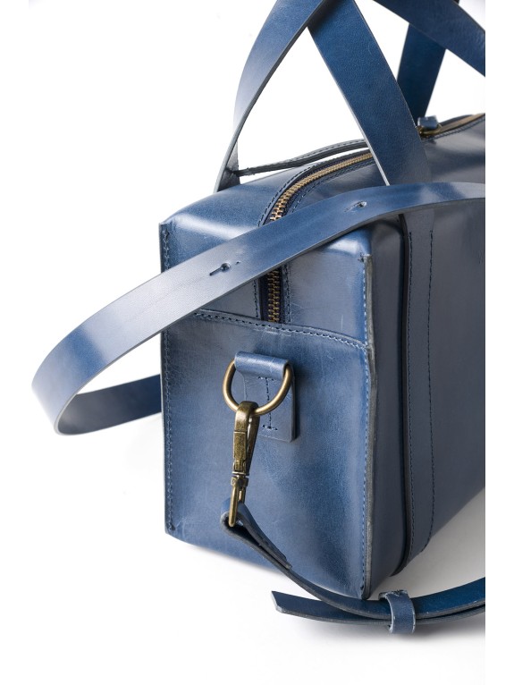 Bolso aurelie azul - Piel artesana | WASACS