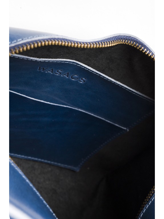 Bolso aurelie azul - Piel artesana | WASACS