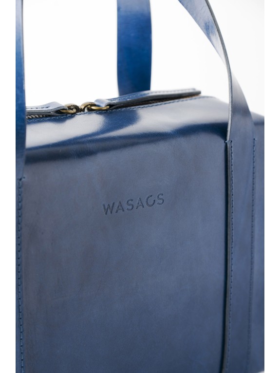 Bolso aurelie azul - Piel artesana | WASACS