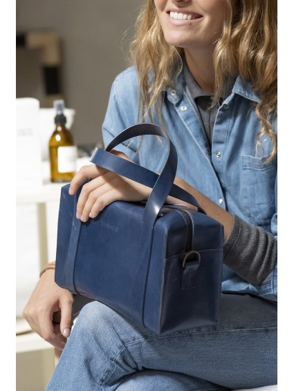 Bolso aurelie azul - Piel artesana | WASACS 2