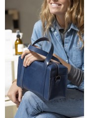 Bolso aurelie azul - Piel artesana | WASACS