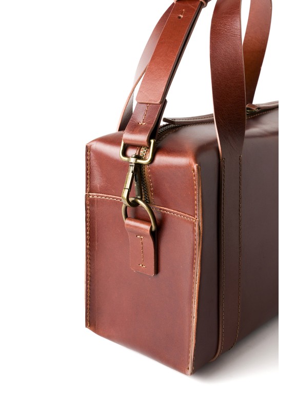 Bolso aurelie tabaco - Piel artesana | WASACS