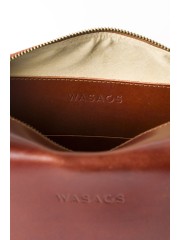 Bolso aurelie tabaco - Piel artesana | WASACS