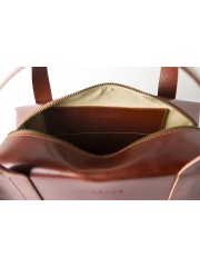 Bolso aurelie tabaco - Piel artesana | WASACS