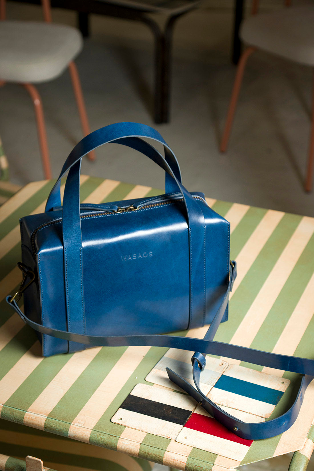Aurelie Blue Handbag